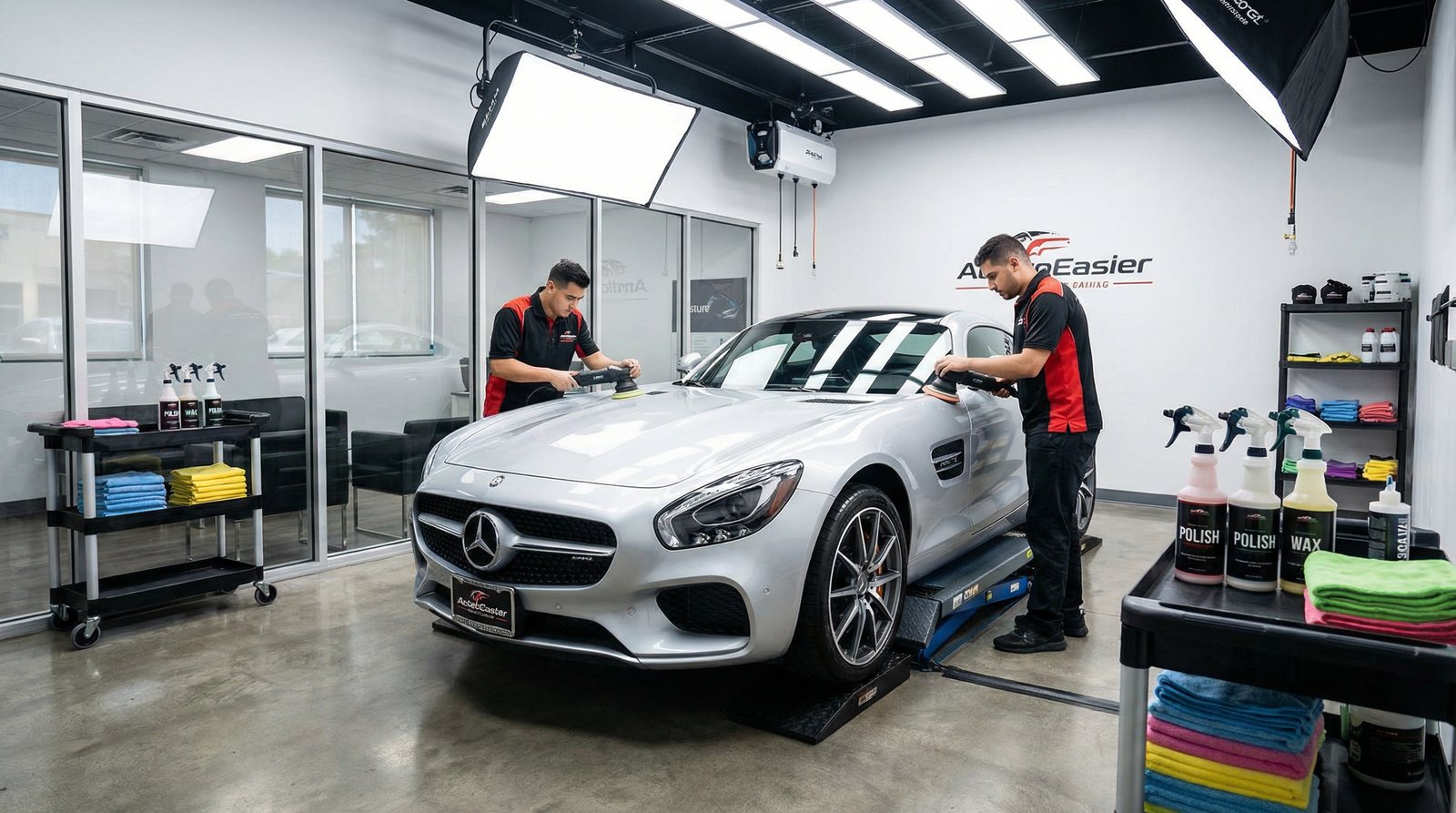 小马拉大车汽车美容视频